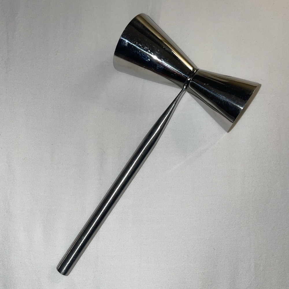 Stainless Steel 2cl/4.5cl Double-Sided Cocktail Jigger‎ With 7" Handle